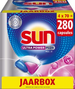 Sun All in 1 Ultra vaatwastabletten  – 280 wasbeurten