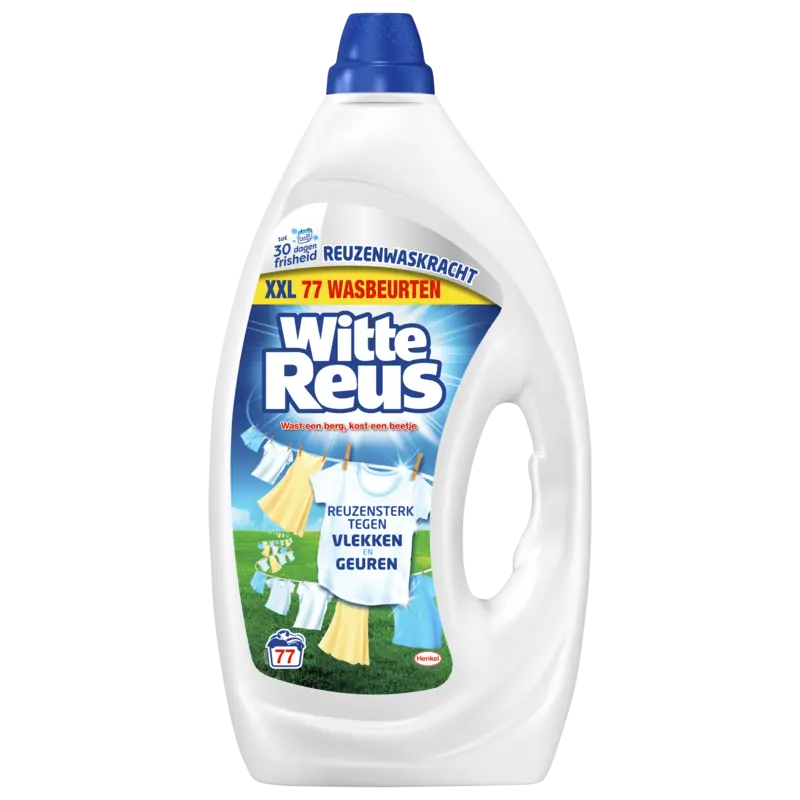 Witte Reus Vloeibaar wasmiddel witte was – 77 wasbeurten