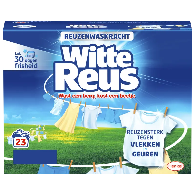 Witte Reus  waspoeder witte was – 23 wasbeurten