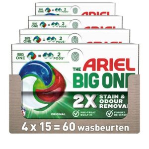 Ariel The Big One wascapsules Originial wascapsules  – 60 wasbeurten
