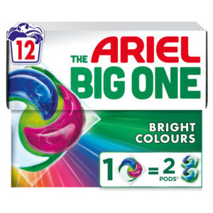 Ariel The Big One wascapsules  wascapsules gekleurde was – 12 wasbeurten