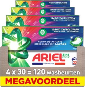 Ariel  wascapsules gekleurde was – 120 wasbeurten