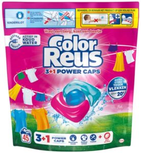 Color Reus  wascapsules gekleurde was – 45 wasbeurten