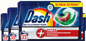 Dash  wascapsules  – 128 wasbeurten