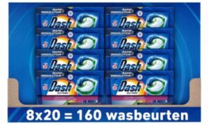 Dash  wascapsules gekleurde was – 160 wasbeurten