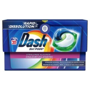 Dash  wascapsules gekleurde was – 20 wasbeurten