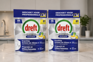 Dreft Lemon vaatwastabletten  – 162 wasbeurten
