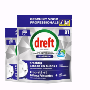 Dreft Regular vaatwastabletten  – 162 wasbeurten
