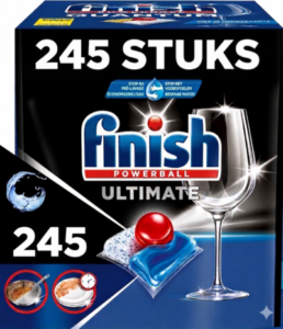 Finish Regular vaatwastabletten  – 245 wasbeurten