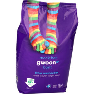 G’woon  waspoeder gekleurde was – 30 wasbeurten