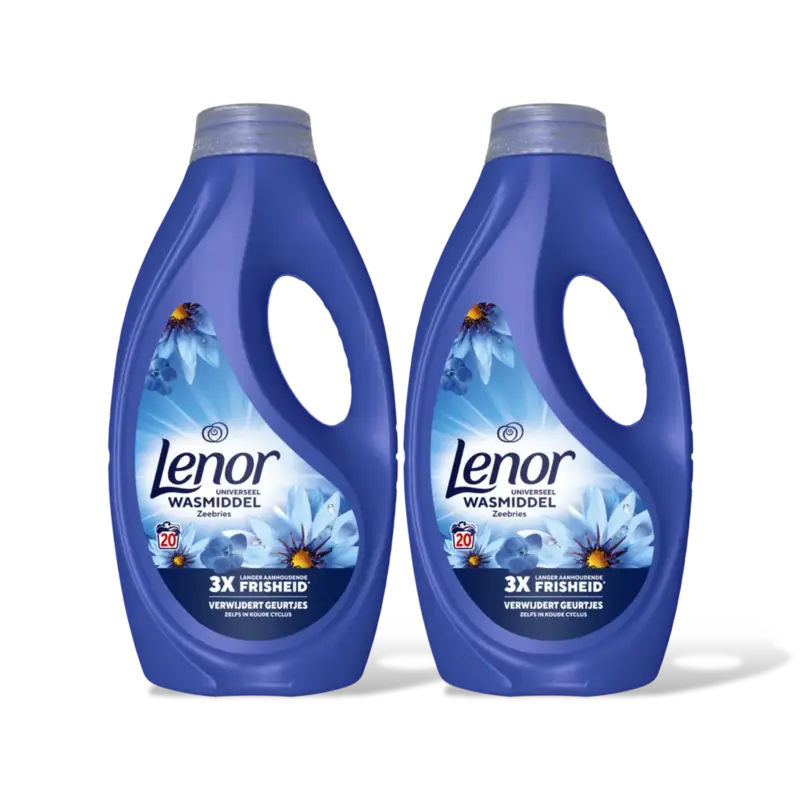 Lenor Zeebries & Vloeibaar wasmiddel  – 2 wasbeurten