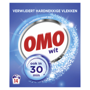 Omo  waspoeder witte was – 14 wasbeurten