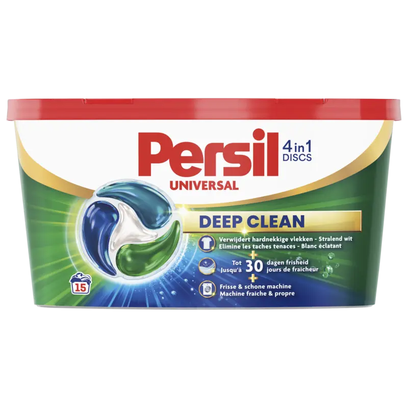Persil Universal & Deep Clean wascapsules witte was – 15 wasbeurten