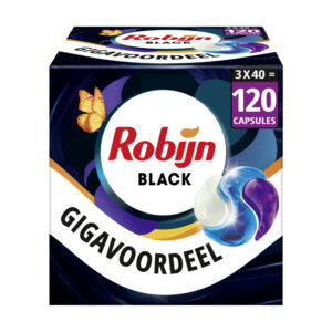 Robijn Black Velvet  wascapsules zwarte was – 120 wasbeurten