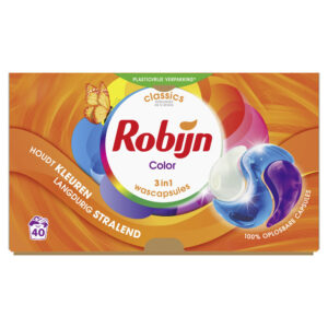 Robijn Color  wascapsules gekleurde was – 40 wasbeurten