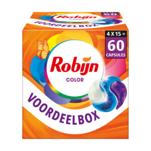 Robijn Color  wascapsules gekleurde was – 60 wasbeurten