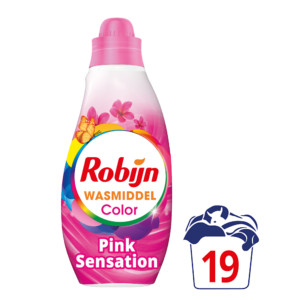Robijn Pink Sensation Vloeibaar wasmiddel gekleurde was – 19 wasbeurten