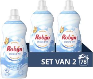 Robijn Stralend Wit Vloeibaar wasmiddel witte was – 78 wasbeurten