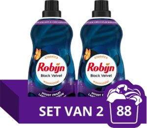 Robijn Black Velvet Vloeibaar wasmiddel zwarte was – 88 wasbeurten