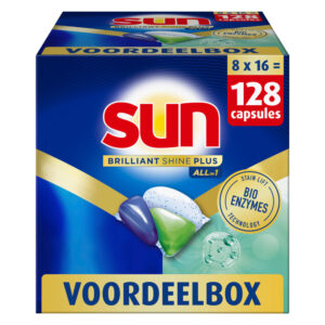 Sun All in 1  vaatwastabletten  – 128 wasbeurten