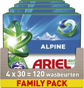 Ariel Alpine wasmiddel  – 120 wasbeurten