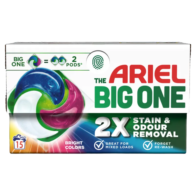 Ariel The Big One wascapsules  wascapsules gekleurde was – 15 wasbeurten