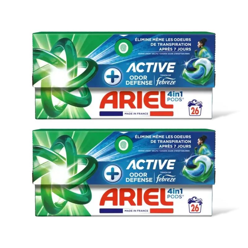 Ariel  wascapsules  – 2 wasbeurten