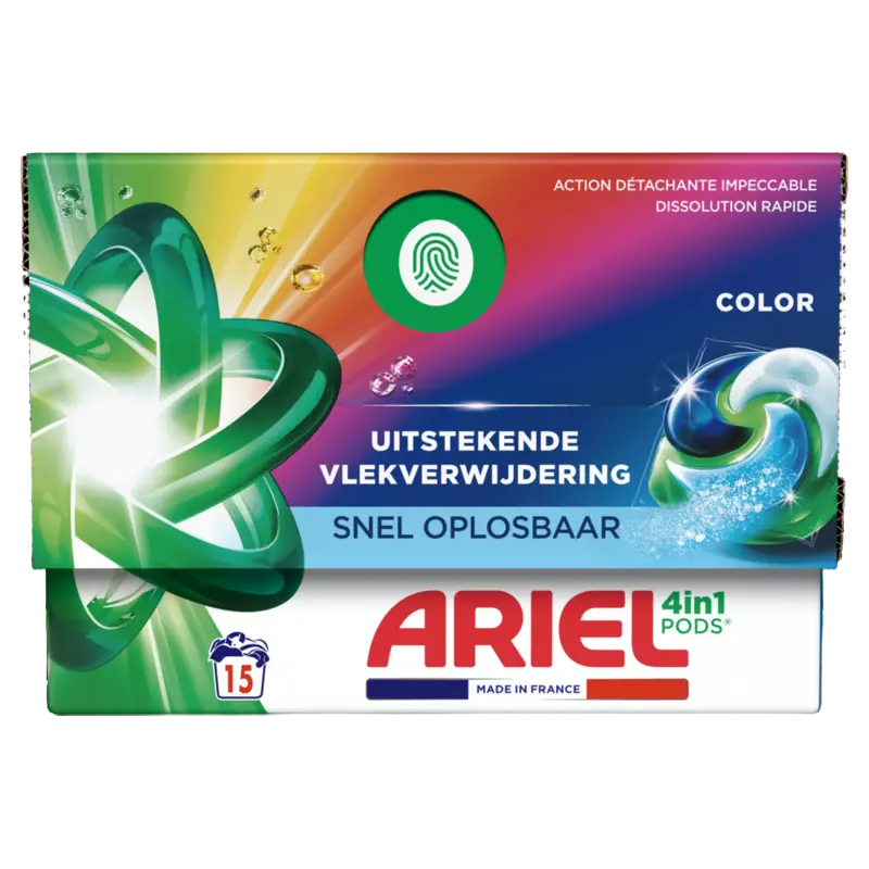 Ariel  wascapsules gekleurde was – 15 wasbeurten