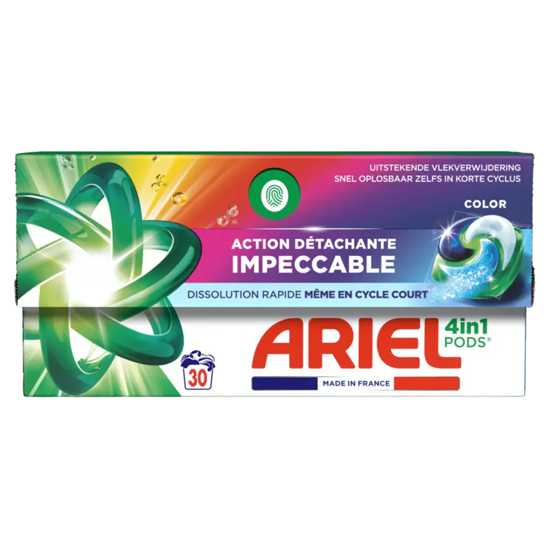 Ariel  wascapsules gekleurde was – 30 wasbeurten