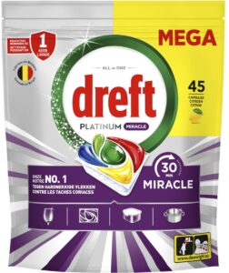 Dreft  vaatwastabletten  – 45 wasbeurten