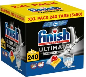 Finish Citroen & Infinity Shine vaatwastabletten  – 240 wasbeurten