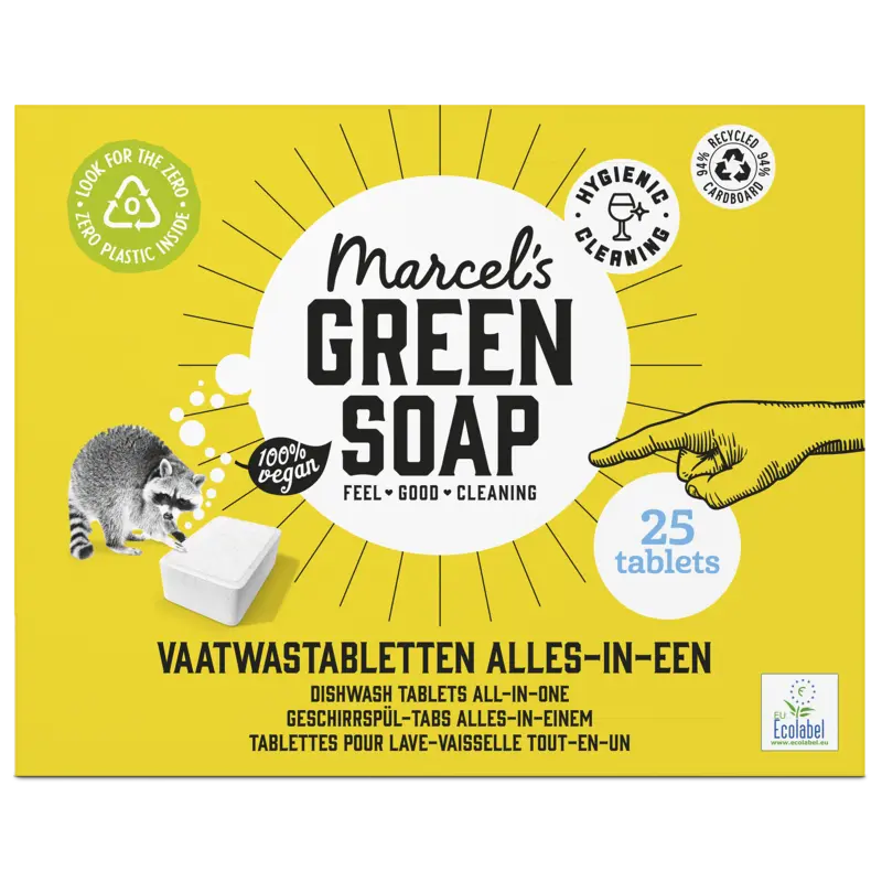 Marcel’s green soap  vaatwastabletten  – 25 wasbeurten