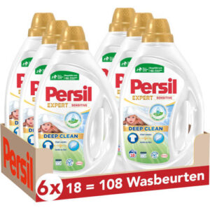 Persil Sensitive Gel Vloeibaar wasmiddel gekleurde was – 108 wasbeurten
