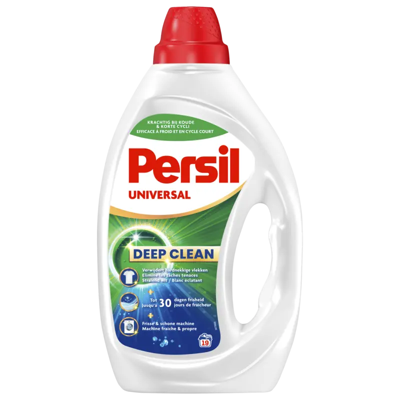 Persil Universal & Deep Clean & Vloeibaar wasmiddel witte was & gekleurde was – 19 wasbeurten