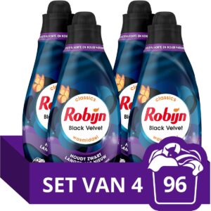 Robijn Black Velvet Vloeibaar wasmiddel zwarte was – 96 wasbeurten