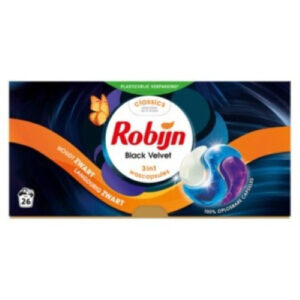 Robijn Black Velvet  wascapsules zwarte was – 26 wasbeurten