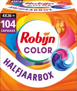 Robijn Color  wascapsules gekleurde was – 104 wasbeurten