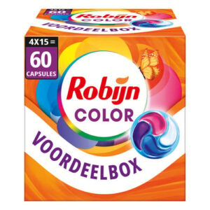 Robijn Color  wascapsules gekleurde was – 60 wasbeurten