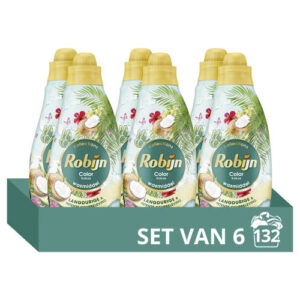 Robijn Kokos Vloeibaar wasmiddel gekleurde was – 132 wasbeurten