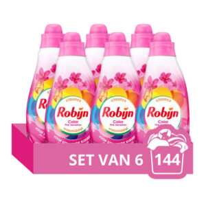 Robijn Pink Sensation Vloeibaar wasmiddel  – 144 wasbeurten