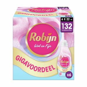 Robijn Wol & Fijn Wol & Fijn & Vloeibaar wasmiddel  – 132 wasbeurten