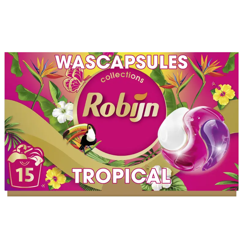Robijn  wascapsules  – 15 wasbeurten