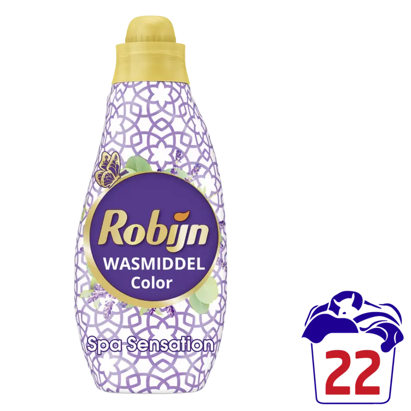Robijn  wasmiddel gekleurde was – 22 wasbeurten