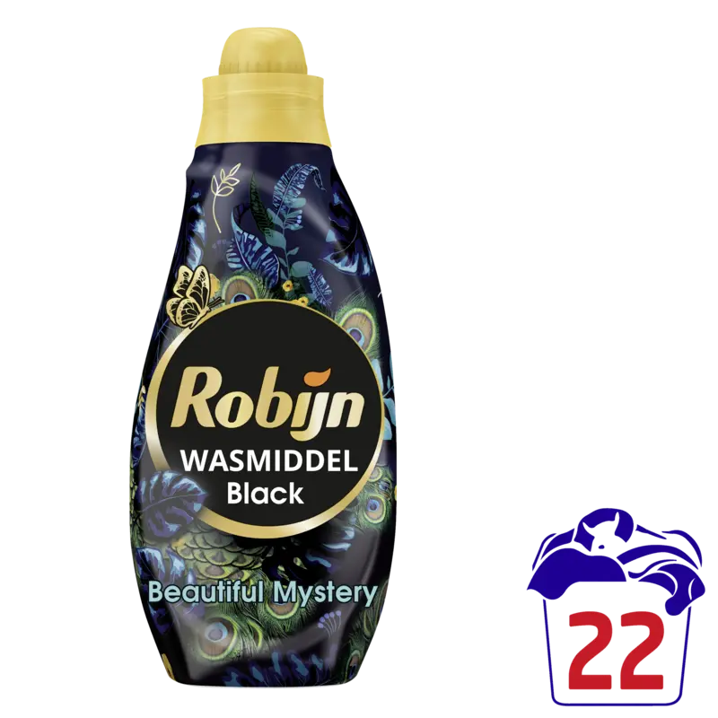Robijn  wasmiddel zwarte was – 22 wasbeurten