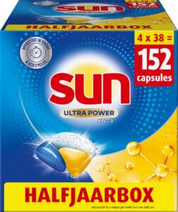 Sun All in 1 Ultra vaatwastabletten  – 152 wasbeurten