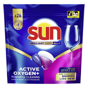 Sun All in 1  vaatwastabletten  – 26 wasbeurten