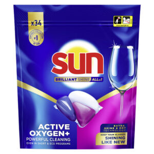 Sun All in 1  vaatwastabletten  – 34 wasbeurten