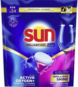 Sun All in 1  vaatwastabletten  – 34 wasbeurten