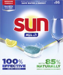 Sun All in 1  vaatwastabletten  – 86 wasbeurten