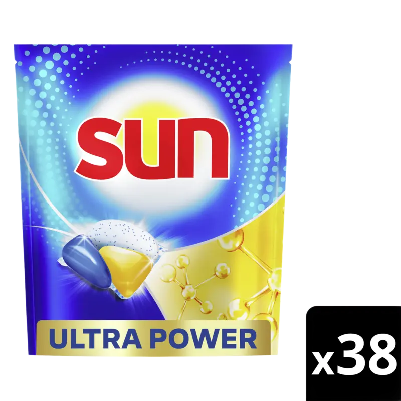 Sun Ultra vaatwastabletten  – 38 wasbeurten